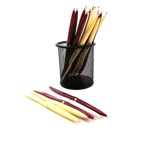 长力刀笔原圆珠笔物流快递笔扁型开箱拆信封子笔笔芯0蓝.7签字笔