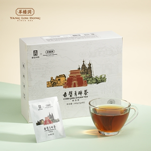 羊楼洞老青茶散茶240g礼盒装袋泡茶黑茶湖北赤壁特产方便简单