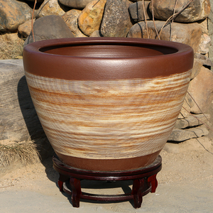 景德镇陶瓷鱼缸特大号客厅养鱼盆户外鱼缸睡莲荷花缸庭院老式水缸