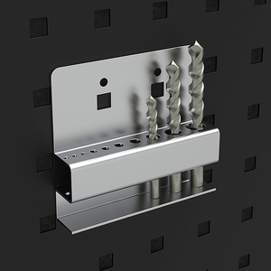 内六角扳手架钻头内六方储存架方孔工具挂板上墙洞洞板工具挂钩