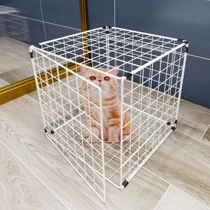 洗猫笼吹风洗澡晒太阳防抓咬家用小猫笼可折叠宠物猫咪车载笼子