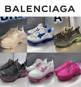 代购Balenciaga/巴黎世家老爹鞋TripleS复古水晶底气垫男女运动鞋