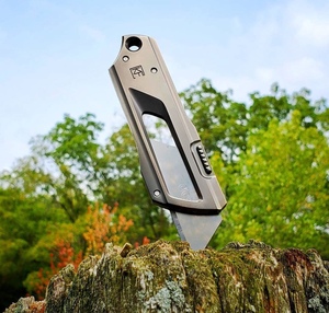 俄罗斯ckf美工刀kanza高端钛合金进口裁纸刀随身便携edc壁纸刀