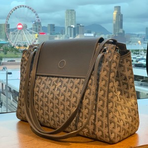 goyard 戈雅 rouette老花翻盖购物袋手提托特包 单肩斜挎通勤包女