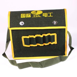厂家货源电工工具包帆布加厚电工包多功能水电工挎包腰包定做