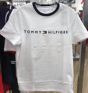 正品代购汤米tommy hilfiger男装T恤男士短袖纯棉圆领打底POLO衫