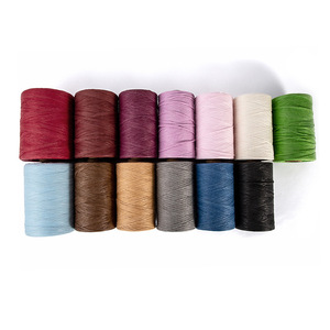 00m拉菲草纸绳 拉拉纸绳烘焙袋子捆绑礼盒花束捆扎彩色扁平绳子