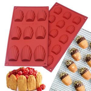 玛德琳模具硅胶小贝壳蛋糕巧克力软糖烘焙工具烤箱用DIY甜点磨具