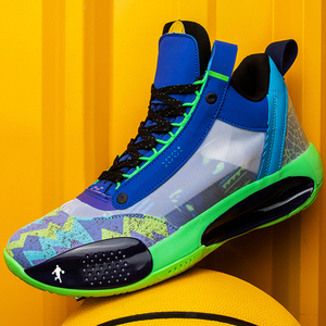 李宁aj34白绿篮球鞋耐磨透气春季休闲运动鞋男子实战球鞋学生男鞋