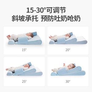 高档佳奥婴儿防吐奶斜坡垫新生宝宝胃食管反流倾斜躺床垫坡度枕床