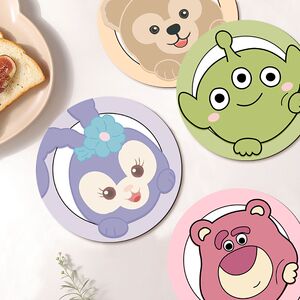 卡通杯垫硅藻泥软垫办公室杯垫子隔热垫防滑创意软萌少女防烫垫