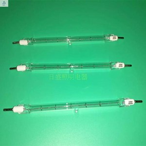 耐高温卤钨灯管 24型烤鸭炉专用卤钨500w灯管 灯架钨丝灯管灯泡