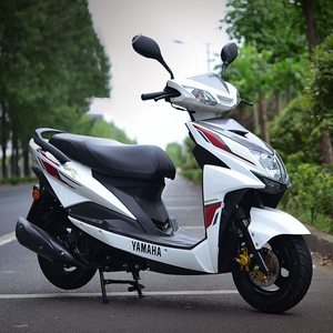 二手雅马哈尚领/迅鹰125cc踏板车整车男女代步燃油助力省油摩托车