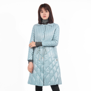 k&ch/纤牌女装2020冬新品 专柜正品 中长白鸭绒羽绒服c204r859e1