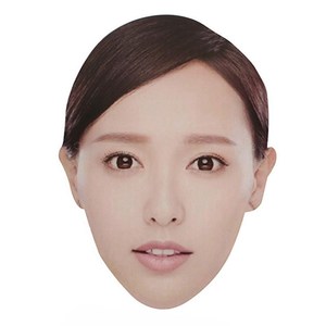 人皮面皮仿真人 易容面具纸质明星人脸伴郎人物变脸滑稽幼儿园新