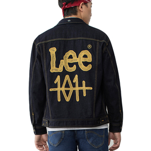 lee男装2020秋冬101 马毛经典刺绣原色牛仔外套夹克l418285dg898