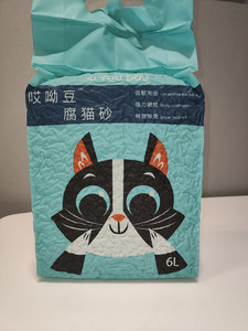 哎呦豆腐猫砂6L2.4kg小颗粒天然原味绿茶水蜜桃无尘除臭可冲厕所