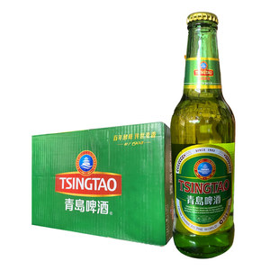 青岛啤酒 330ml*24瓶 小青岛 青岛原厂生产 北京包邮