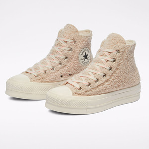 匡威1970s 冬季 cozy 羊羔毛绒鞋面 高帮夏尔巴厚底 570024c