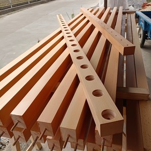 红橡木榉木原木北欧隔断屏风玄关门实木方条中式柱子支持定制规格