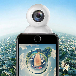 适用苹果手机拍全景720度相机镜头户外360度高清摄像机安居客相机