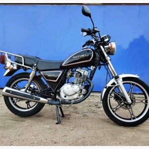 二手原装铃木小太子gn125摩托车九成新豪爵250进口链条机男装跨骑