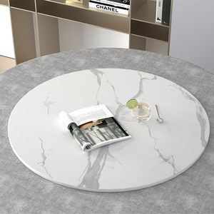 实木桌面板定制现代简约加厚实木餐桌圆桌面板家用圆形中式大圆板