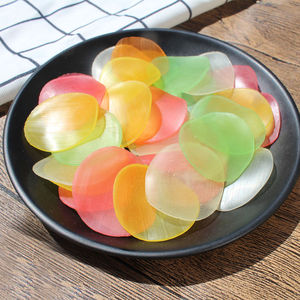 大连自己炸散装彩虹半成品虾片网红大虾片怀旧膨化食品中国大陆