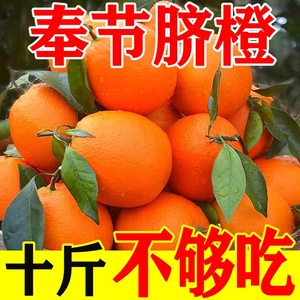 重庆奉节脐橙新鲜橙子10斤整箱当季孕妇水果伦晚手剥橙秭赣归南