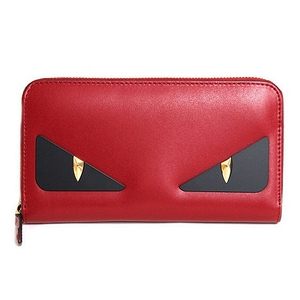 fendi 芬迪 女士红色拉链款钱包小恶魔 8m0299-a5pm-f0mvv