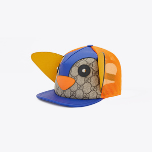 gucci/古驰儿童帽子gg印花动物图案可爱百搭棒球帽6321534hm51