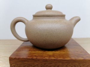 宜兴丁山黄龙山原矿段泥掇只壶240cc七孔马建林作品半手工紫砂壶