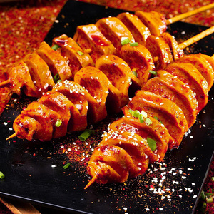 网红烤面筋烧烤香辣手撕素肉辣条即食麻辣豆干小零食休闲解馋小吃