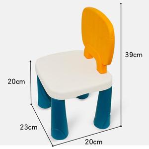 。加厚板凳儿童椅积木桌子幼儿园靠背椅宝宝餐椅塑料家用小凳子防