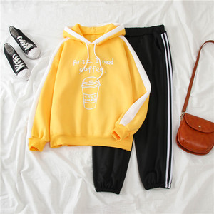 一套衣服女套装韩版原宿风冬