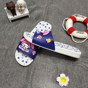 白底拖鞋女塑胶