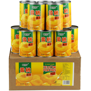 黄桃罐头425克烘焙专用砀山特产新鲜糖水水果罐头礼盒