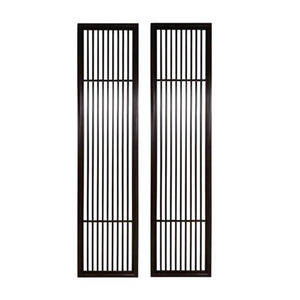 实木花格玄关新中式电视背景墙隔断镂空仿古门窗木格窗极侠企业店