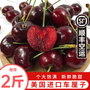 现货空运美国车厘子5斤装进口新鲜大樱桃3j超大果2孕妇水果包顺丰