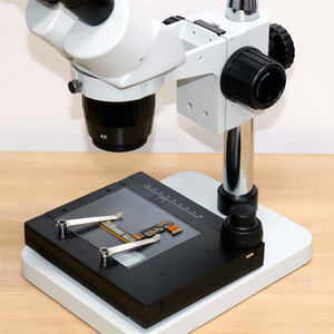 shl顺华利 xy微调载物台 工业显微镜通用精密载物平台 移动平台 微米