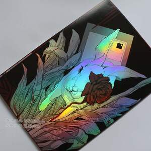 高档展馆宣传册镭射卡纸海报印刷定制装饰画海报明信片照片