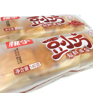 沈阳桃李豆小方起酥面包140克装营养早餐面包多省包邮9天保质期