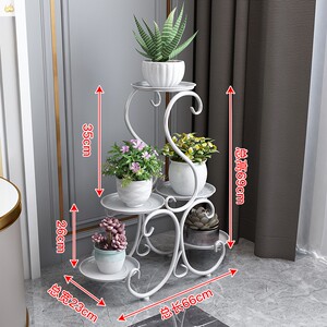 六层花架铁艺多层