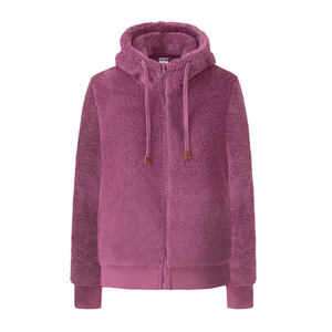 优衣抓绒衣女摇粒绒外套ВuniqloΟΚ加绒加厚开衫连帽珊瑚绒上衣