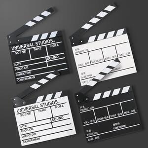 中英文拍电影打板器电影卡板开机拍摄打板导演板影视剧直播间网红