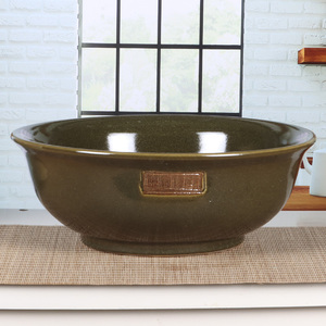 景德镇老式陶瓷家用和面发面盆揉面盆加大汤盆碗水煮肉片酸菜鱼碗