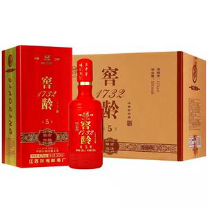 江苏双沟酿酒厂窖龄5纯粮白酒42度整箱6瓶500ml