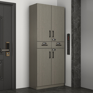 鞋柜2022新款家用门口外烤漆轻奢入户玄关柜楼道电梯口储物柜140人