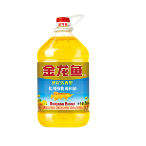 金龙鱼葵花籽食用调和油5L桶装清香型植物油食用油厨房粮油家用油