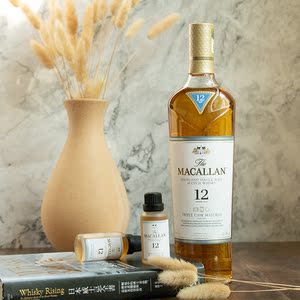 【分享瓶】 macallan麦卡伦12年黄金三桶单一麦芽威士忌
